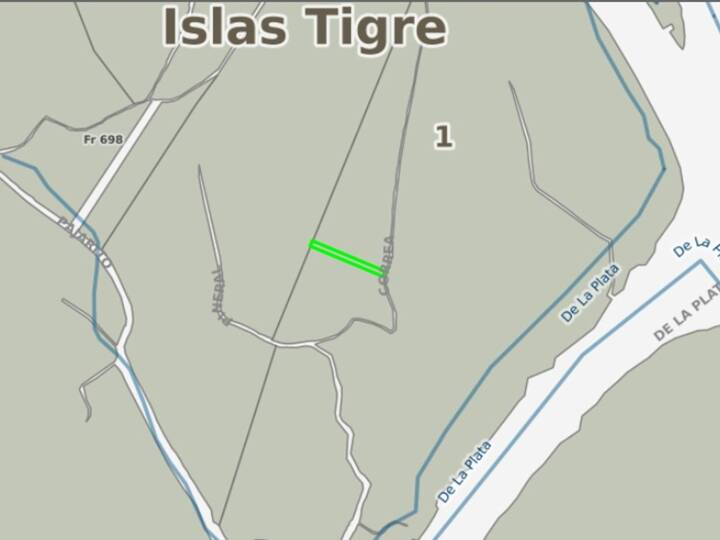 Terreno en venta en Tigre-Nueva Palmira, Delta del Tigre