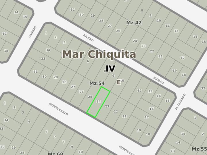 Terreno en venta en Avenida Montecarlo, 602, Santa Clara del Mar